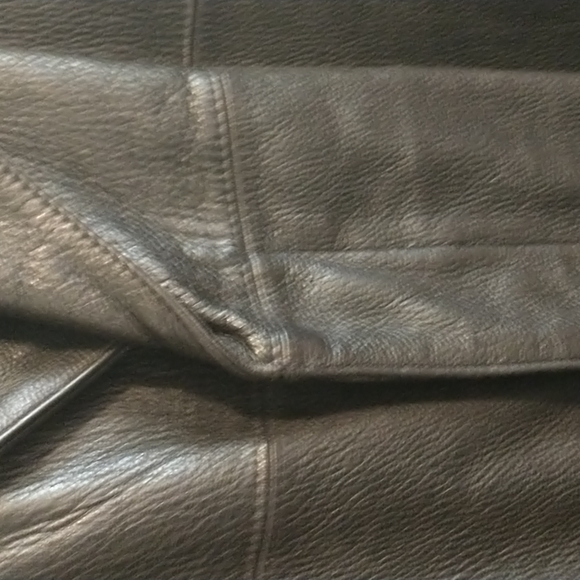 Kenneth Cole New York Men's Black Pebble Leather Jacket, Large, NWOT - Picture 4 of 10